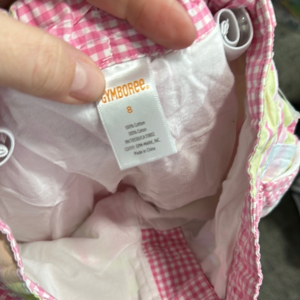 Gymboree Pink and Green Shorts Vibrant and Comfortable - Picture 2 of 2